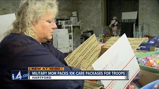 Hartford woman to send 10,000 care package to the troops