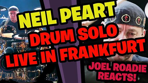 Neil Peart Drum Solo - RUSH Live in Frankfurt - Roadie Reacts