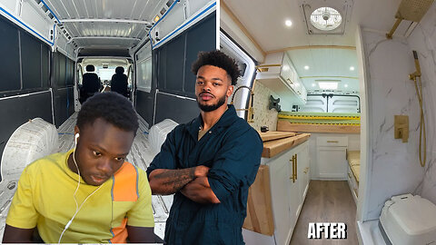 I Transformed a Work Van into a Mobile Home | Reaction