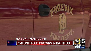 Baby fighting for life after nearly drowning in bathtub
