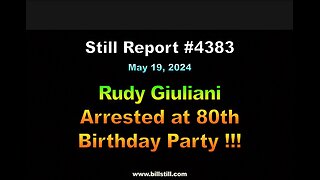 Rudy Giuliani Arrested at 80th Birthday Party, 4383