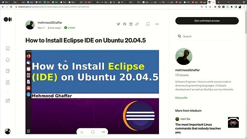 How to install Eclipse (IDE) on Ubuntu 20.04.5