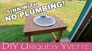 Garage or Workshop Sink With NO Plumbing | DIY