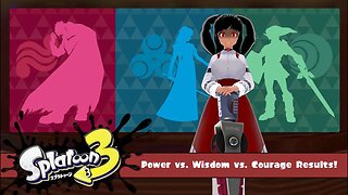 [Splatoon 3 (Splatfest)] Power vs Wisdom vs Courage Final Results