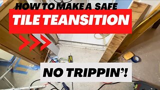Quick safe transition video! No trippin’!