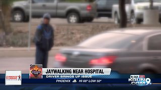 Driver expresses concern over constant jaywalking near St. Mary's Hospital