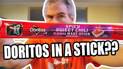 DORITOS MEAT STICK? Jack Link's Doritos Spicy Sweet Chili Meat Stick Review 😮