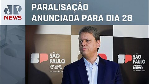 Tarcísio reage à possibilidade de nova greve dos transporte em SP: “Deboche com a sociedade”