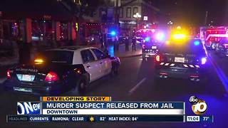 Suspect in Gaslamp Quarter shooting released from jail