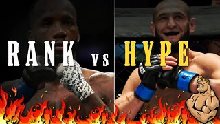 Khamzat Chimaev vs Edwards - HYPE vs RANK