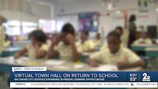 Virtual town hall on return to school