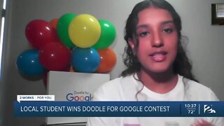 Local student wins Doodle for Google contest