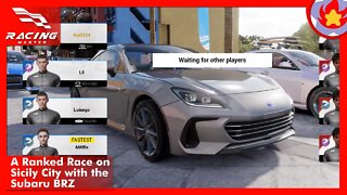 A Ranked Race on Sicily City with the Subaru BRZ | Racing Master