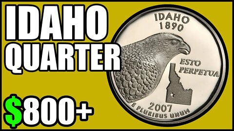 2007 Idaho Quarters Worth Money - How Much Is It Worth and Why, Errors, Varieties, and History