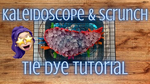 Tie-Dye Designs: Super Easy Kaleidoscope & Scrunch Twofer Ice Dye