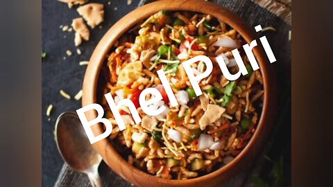 Bombay style bhel poori