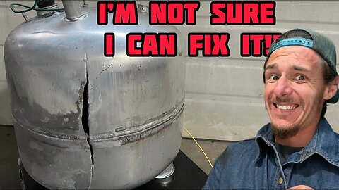 EXPLODED Water Heater Tank Repair! Can It Be Welded?
