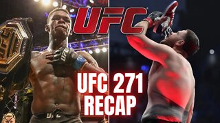 UFC 271 Recap | Adesanya Beats Whittaker In Rematch, Tai Tuivasa KOs Derrick Lewis, Fight Highlights