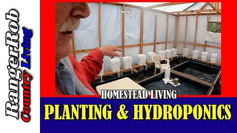 Planting Raised Garden & Hydroponic Dutch Buckets