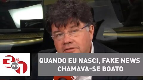 Madureira: "Quando eu nasci, 'fake news' chamava-se boato"