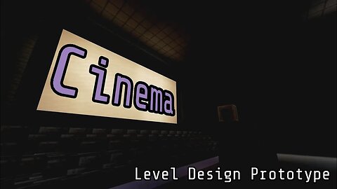 CINEMA - LEVEL DESIGN PROTOTYPE - INDIE GAME DESIGN - MINECRAFT TIMELAPSE!!!