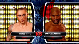 UFC Undisputed 3 Gameplay Rampage Jackson vs Thiago Silva (Pride)