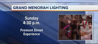 Grand Menorah Lighting on Fremont Street