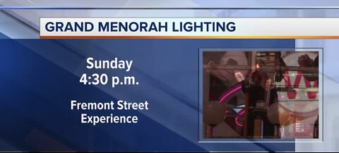 Grand Menorah Lighting on Fremont Street