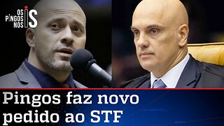 Sem resposta de Moraes, Pingos insiste em entrevista com Daniel Silveira