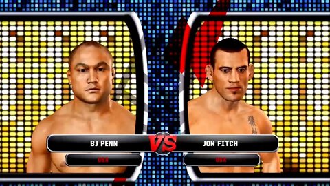 UFC Undisputed 3 Gameplay Jon Fitch vs BJ Penn (Pride)