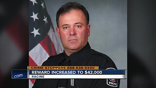 Reward increased to $42,000 in the case of a fallen Racine Police Officer