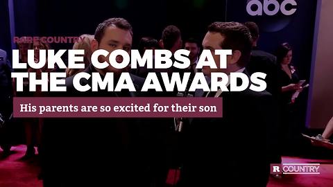 Luke Combs at the CMA Awards | Rare Country