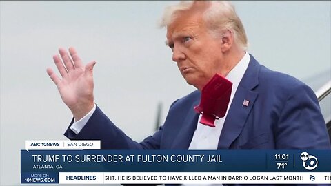 Trump to surrender at Fulton County jail
