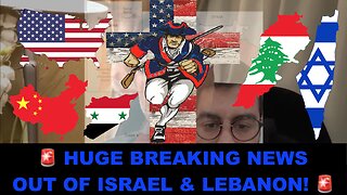 🚨 HUGE BREAKING NEWS OUT OF ISRAEL & LEBANON! 🚨