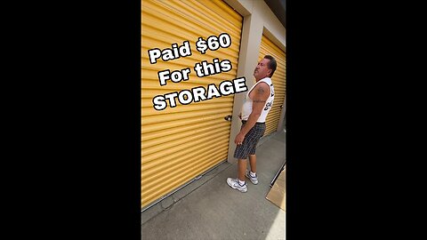 Paid $60 for this Storage Auction Unit ! #shorts #reels #fyp #money