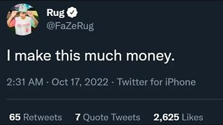 How Much Does FaZe Rug Make?