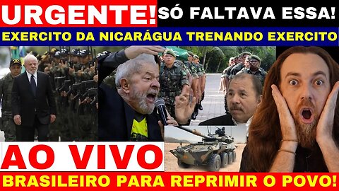 ISSO É GRAVE EXERCITO DA NICARAGUA VAI TREINAR MILITARES BRASILEIROS PARA REPRIMIR O POVO NAS RUAS!