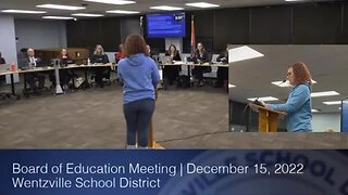 Jen Olson Addressing the Wentzville Board of Education - 12/15/22 - Harmful Detracking Practices