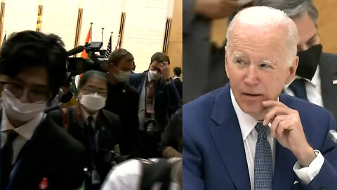 Tokyo handlers quickly learned how to dismiss the Press from Biden.