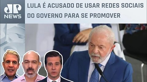 Novo move ação contra propaganda pessoal de Lula; Schelp, d'Avila e Beraldo analisam