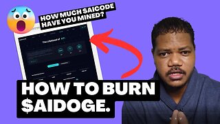 How To Burn $AIDOGE On Arbdoge To Earn Scarce $AICODE. How Much $AICODE Have I Mined?