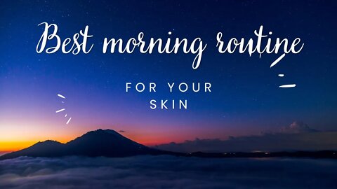 The best morning routine beauty tips Youtube shorts video #shorts