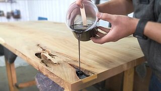 $5000 Solid Wood & EPOXY Table Build