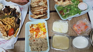 ลองอาหารอียิปต์ Egyptian Food in Ajman, UAE