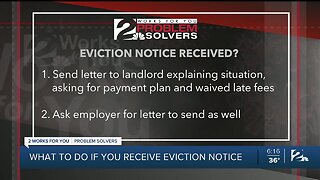 Problem Solvers Coronavirus Hotline: What To Do If You Receive Eviction Notice