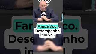 Dana White sua opinião Diego Lopez "Fantástico Desempenho incrível " "Vamos deixar o corte" #shorts