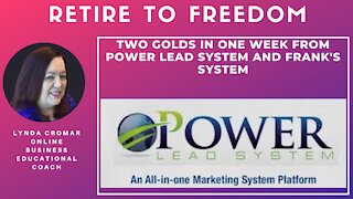 Two Golds In One Week From Power Lead System And Frank's System