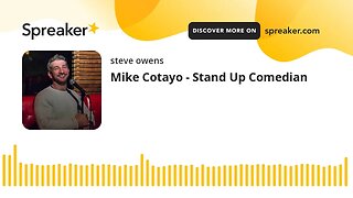 Mike Cotayo - Stand Up Comedian