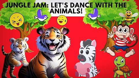 Jungle Jam: Let's Dance with the Animals | The Farm Song | Kids song |Animal Songs #englishcartoon