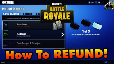 How To REFUND Items in Fortnite (Get VBucks Back)!